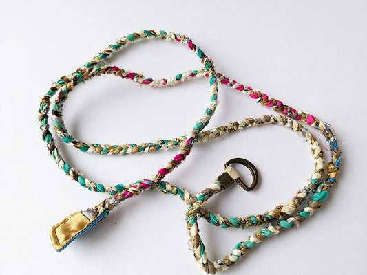 レトロスカーフ三つ編みベルト no.1