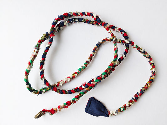 レトロスカーフ三つ編みベルト no.2